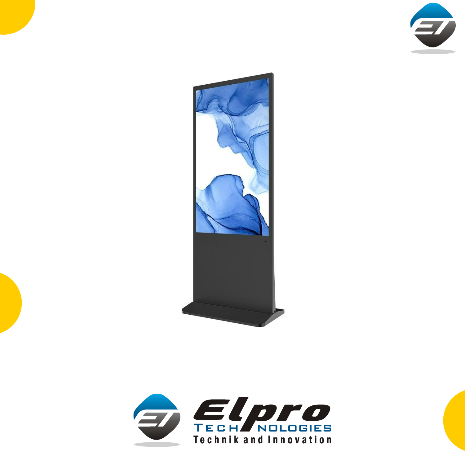 Digital Advertising Signage/Standee with Metal Structure