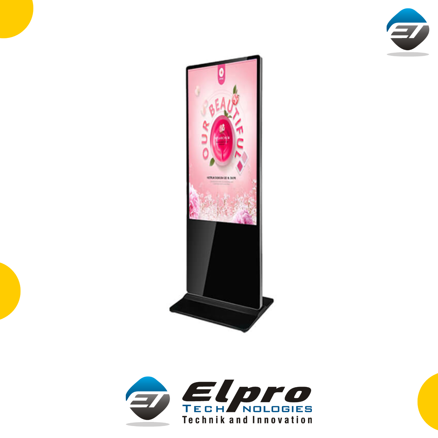 Digital Signage-Toughened Glass - Elpro Brand